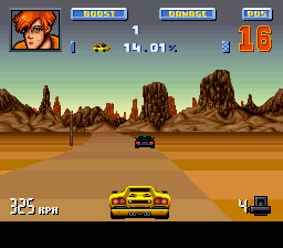 Lamborghini American Challenge screenshot 3 for Super Nintendo